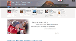 Desktop Screenshot of coppieincammino.it